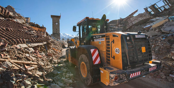 Hyundai Heavy Industries supports rebuilding work in the wake of Italian earthquake