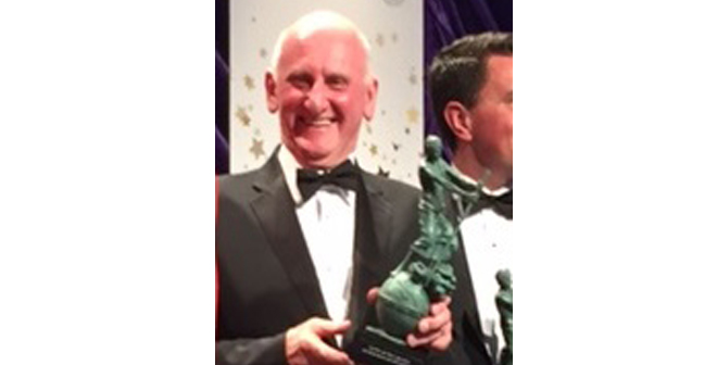 Mike Barton Managing Director at B&B Attachments wins FLTA Services to the Forklift