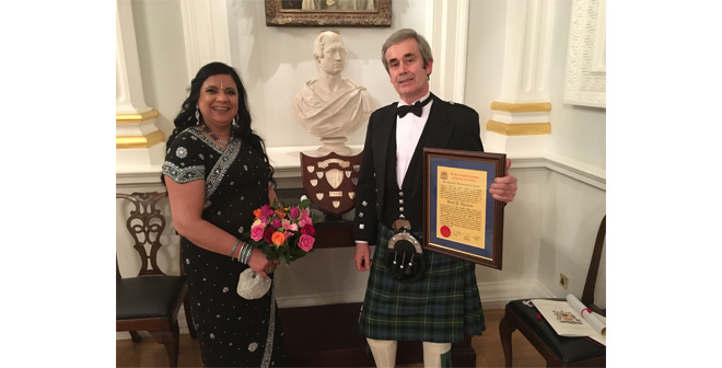 Forth Ports David Thomson receives prestigious award for innovative haulier booking system