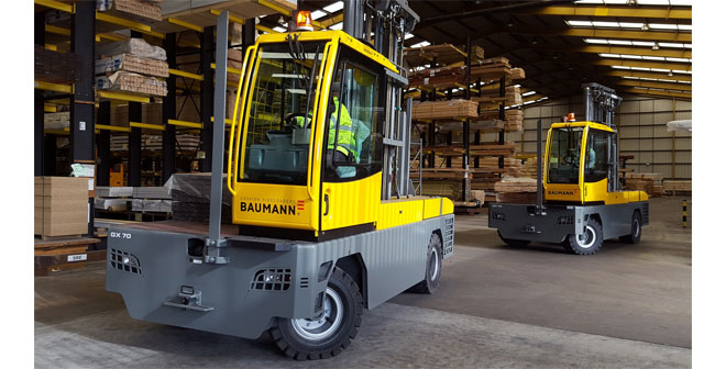 Baumann trucks tackle tall timber at Arnold Laver