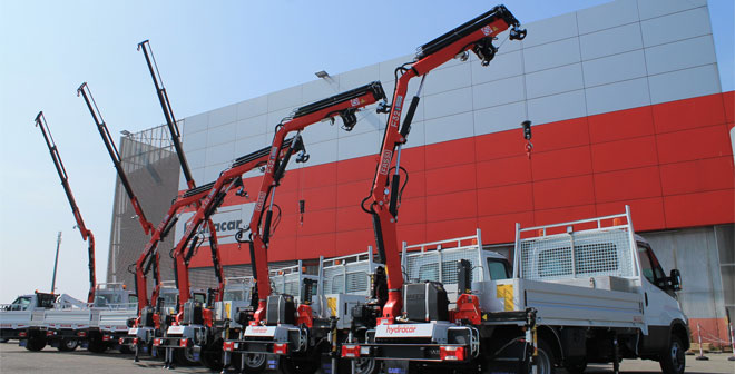 7 Fassi cranes for the Milanese Water Supply Network
