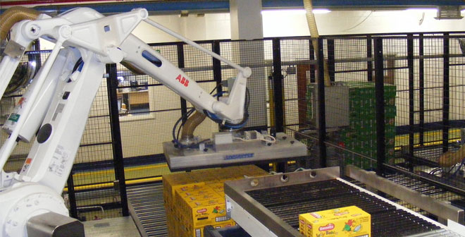 CKF Systems leads the way in the design and build of Central Palletising Systems