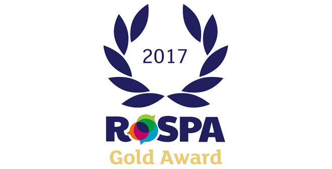 Howard Tenens wins Gold RoSPA Award