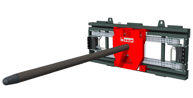KAUP Carrying Ram attachment helps improve paper reel handling
