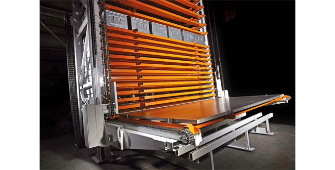 New KASTO storage tower for sheet metal is compact and economical
