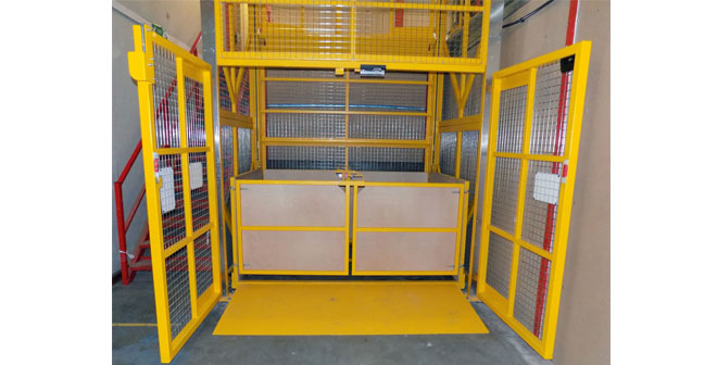 Transdek supplies latest mezzanine lift to Bettys & Taylors