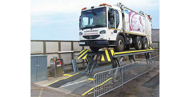 Scarborough Council relies on Stertil Koni Skylift to support vehicle wash bay