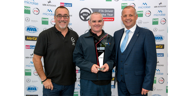 Winner of FTA Van Excellence Driver of the Year 2017 announced