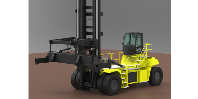 hyster develops 48 tonne forklift truck
