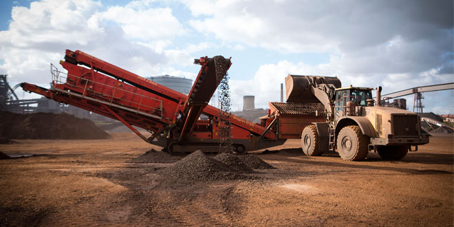terex finlay Powerhouse performance persuasive for steel works