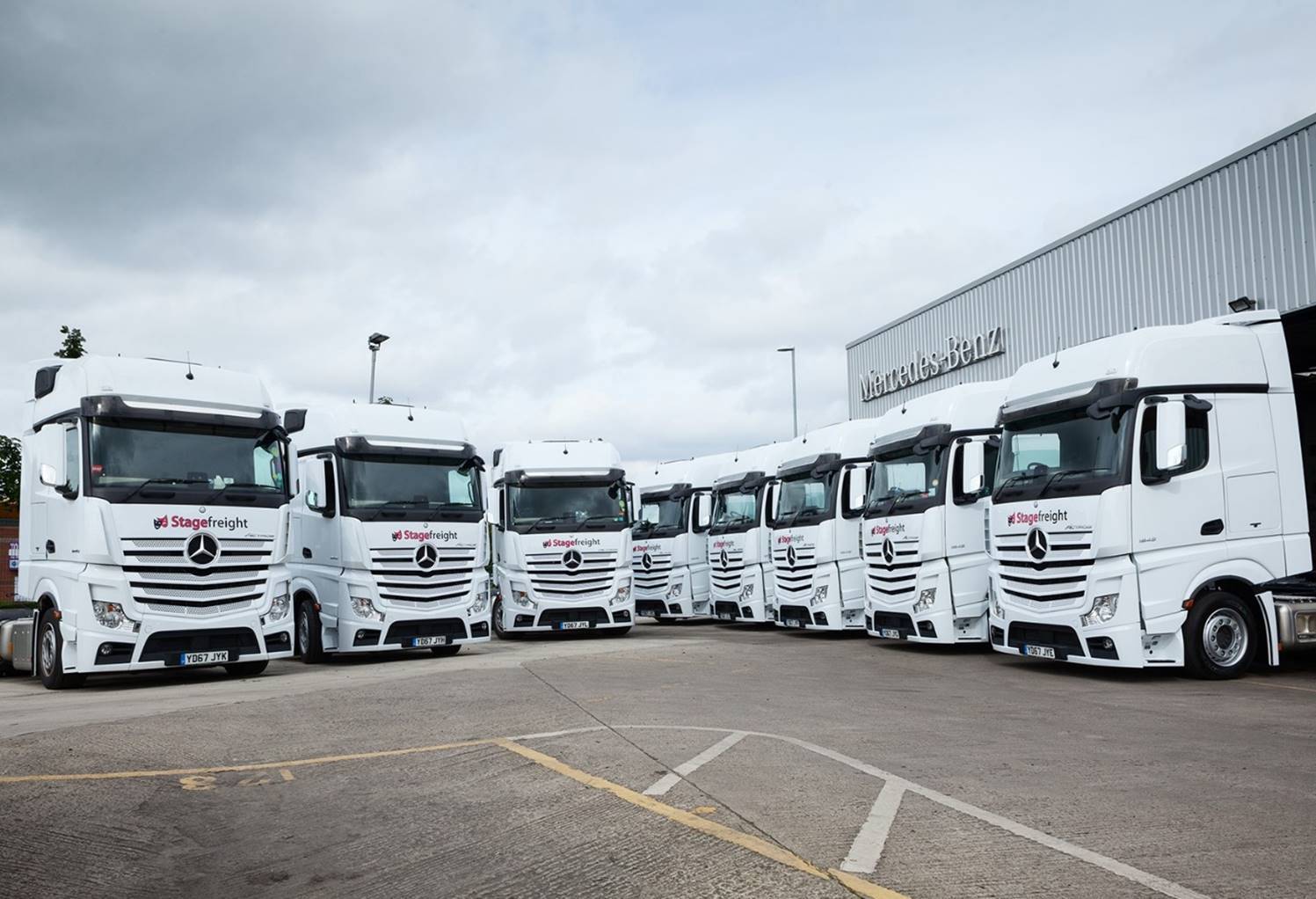 Mercedes-Benz Actros plays a starring role for Stagefreight