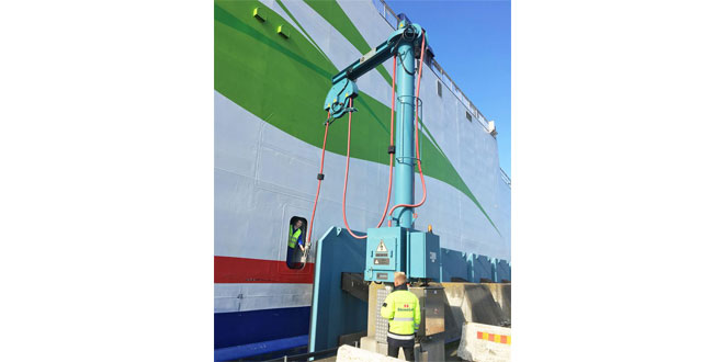 Stena Line and the Port of Trelleborg inaugurate onshore power supply