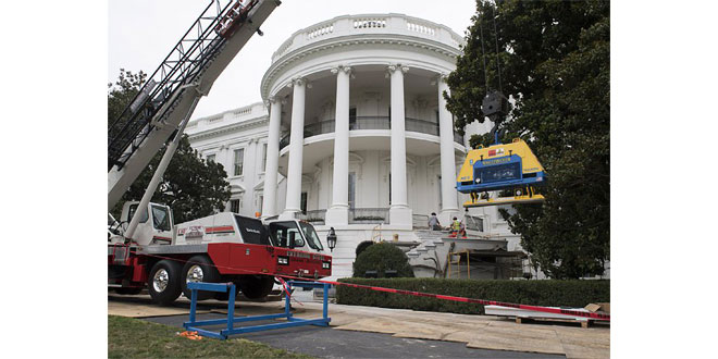 Vacuworx vacuum lifting technology lands on White House steps