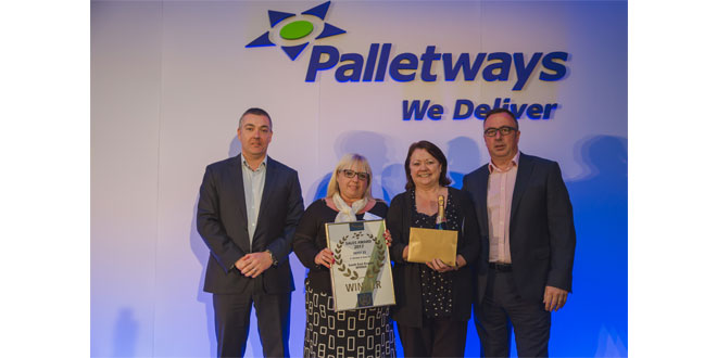 KENT DISTRIBUTION COMPANY RECOGNISED FOR OUTSTANDING PERFORMANCE BY PALLETWAYS
