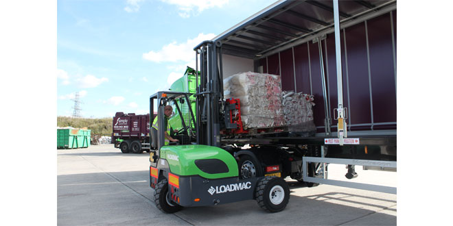 Simply Waste Solutions choose Loadmac for their truck mounted forklift solution