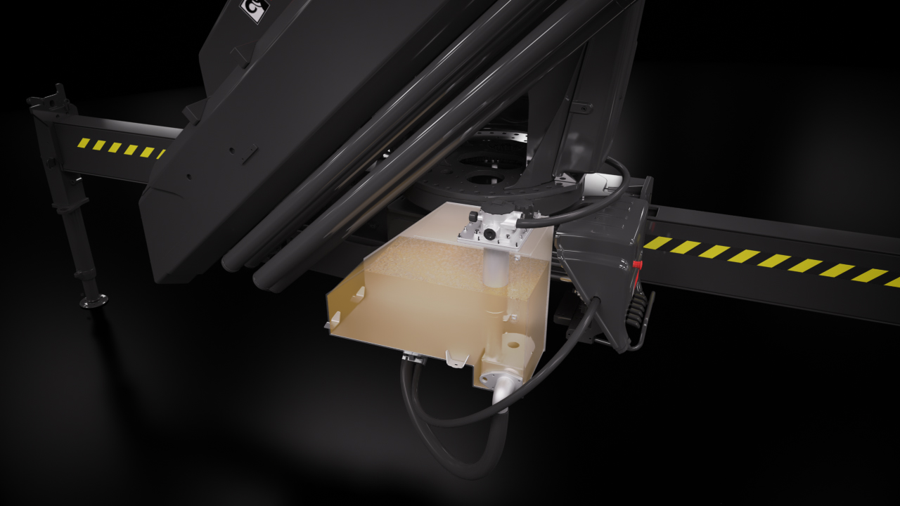 Hiab launches revolutionary Cyclone Oil Tank for its loader crane