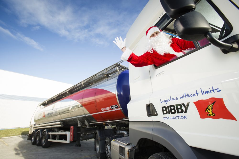 MEET TANKER CLAUS BIBBY DISTRIBUTION KEEPS BRITAIN STOCKED WITH TREATS THIS CHRISTMAS