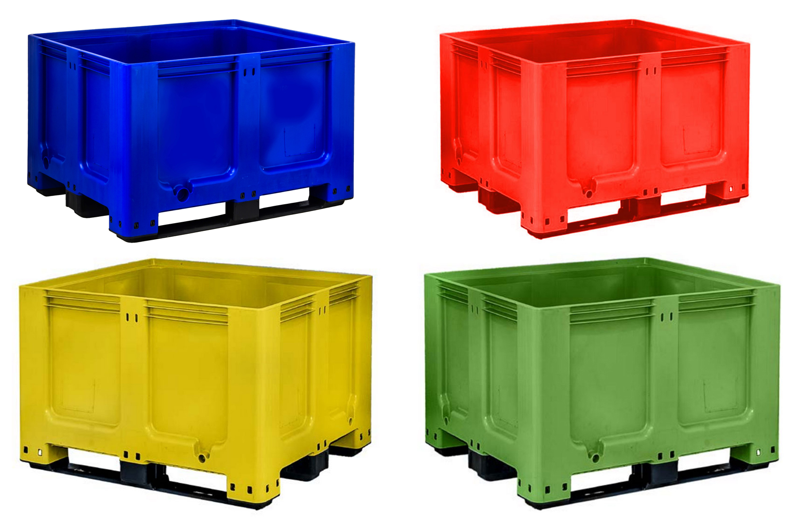 Goplasticpallets.com GoBox 1210 BBCJ rigid pallet box