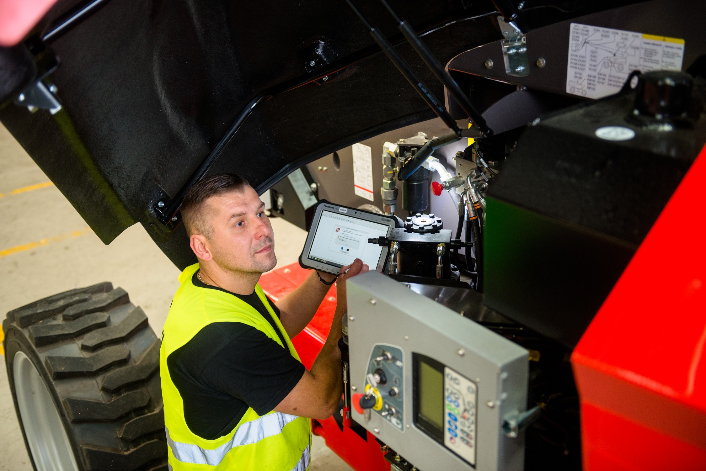 The CFTS quality controlled procedure includes considerations for telehandlers and rough terrain trucks