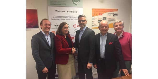 CHEP PARTNERSHIP WITH THE EUROPEAN FEDERATION OF FOOD BANKS