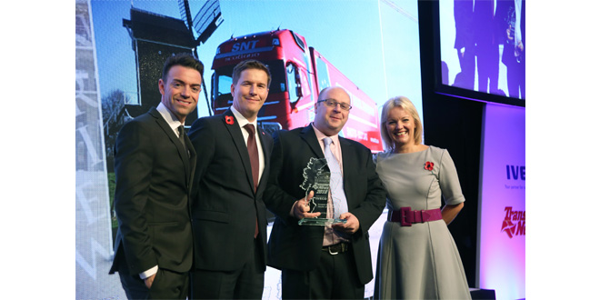 Lanarkshire transport company Stuart Nicol Transport wins top industry award