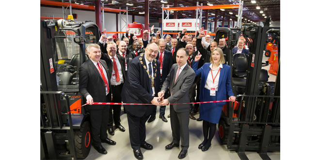 Global forklift truck provider Linde Material Handling opens new Northampton depot
