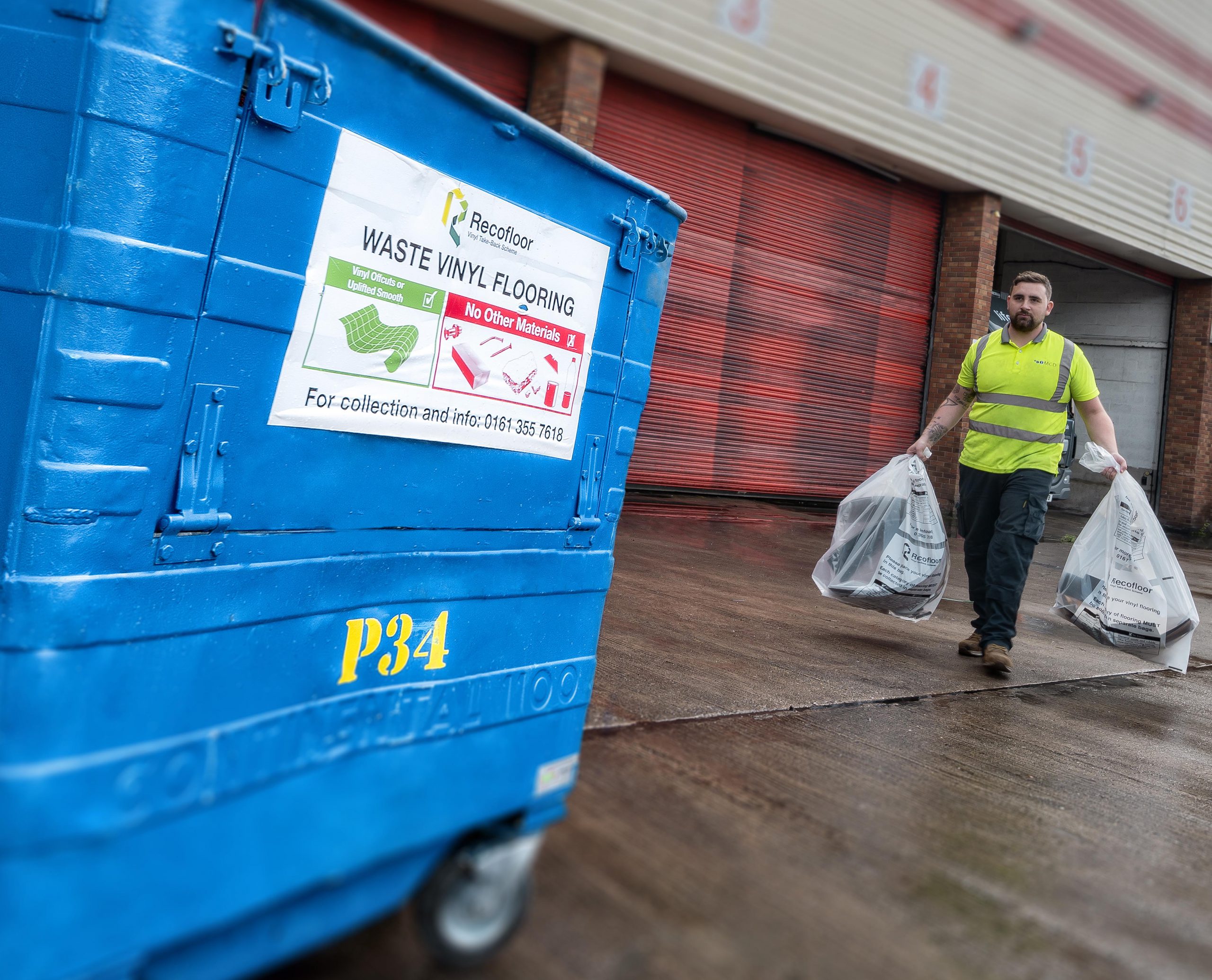 Recofloor reaches new waste vinyl flooring collection record