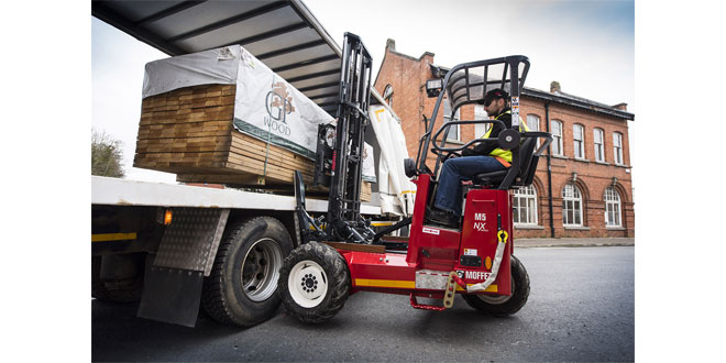 Hiab launches the MOFFETT M5 NX truck mounted forklift