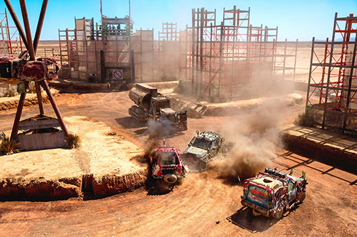 Terex Trucks sky one hit