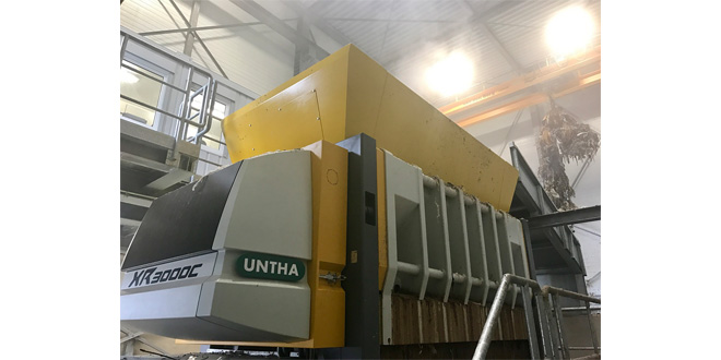 UNTHA XR shredders aid closed loop recycled paper production