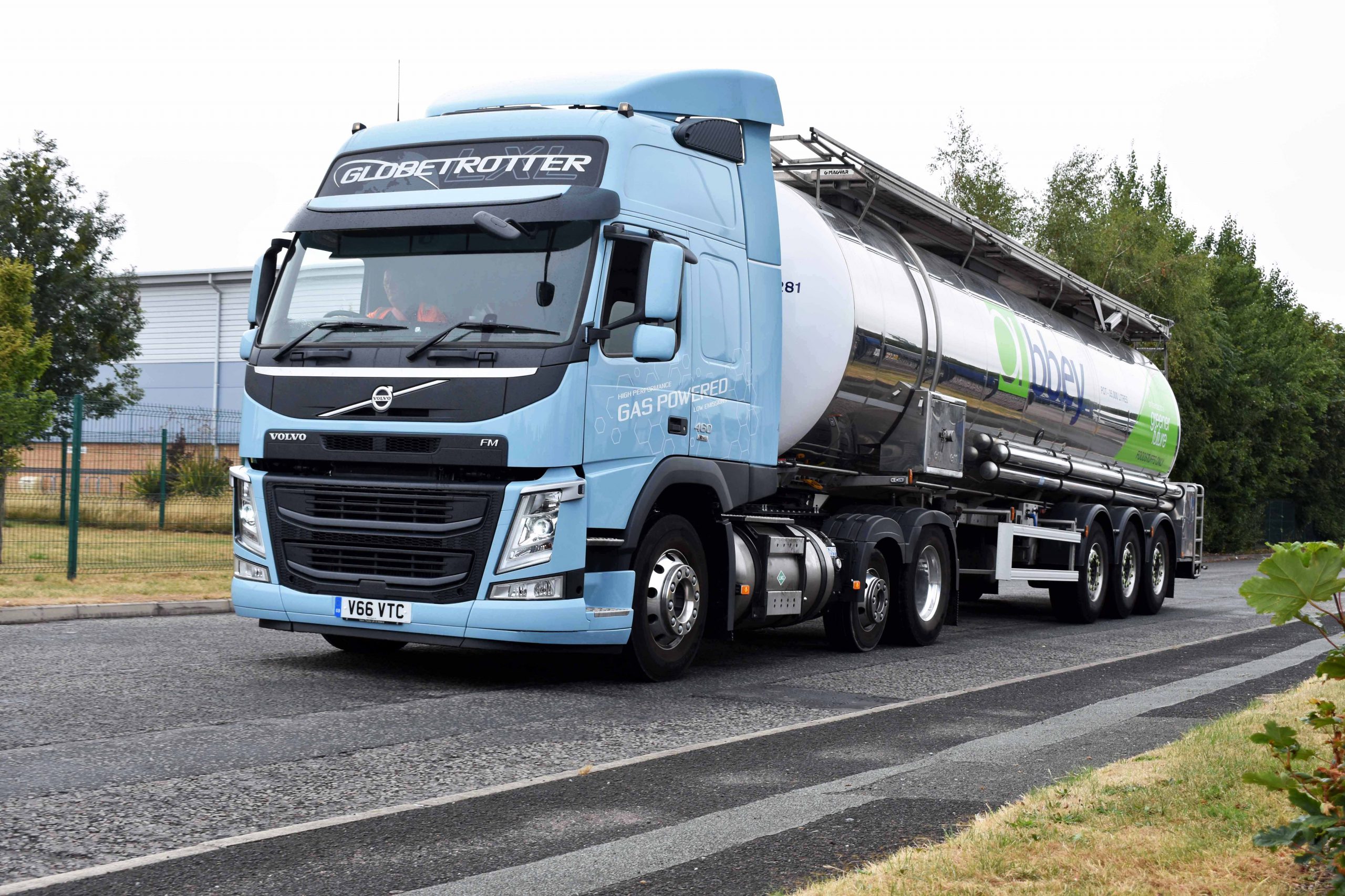Abbey Logistics is first tanker company to trial long-haul gas-powered truck