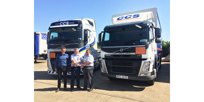 CENTRAL CHEMICAL SUPPLIES LTD CREATE POSITIVE REACTION WITH TWO NEW VOLVOS