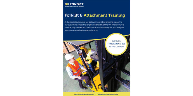 CONTACT ATTACHMENTS FORKLIFT ATTACHMENT AND TRUCK TRAINING CONTINUES TO BE A SUCCESS