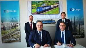 Contract Signing with CD Cargo and Bombardier Transportation