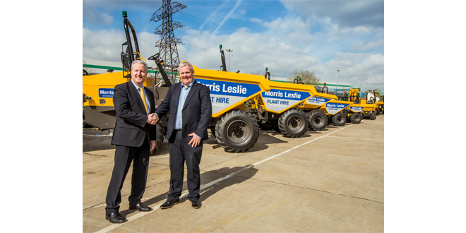 Mecalac agrees site dumper contract with Morris Leslie Plant Hire Ltd