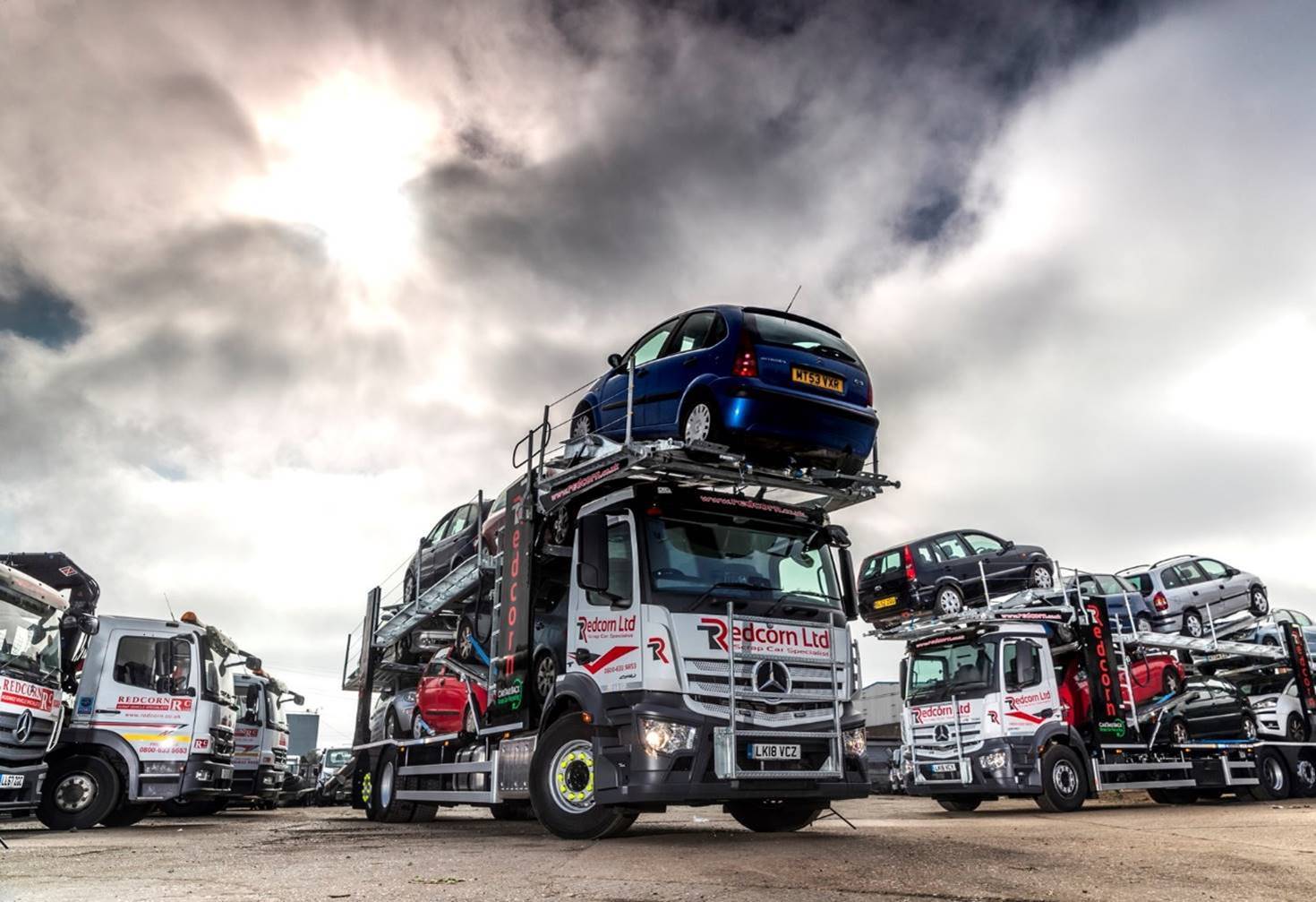 Redcorn fields another two Mercedes-Benz car carriers
