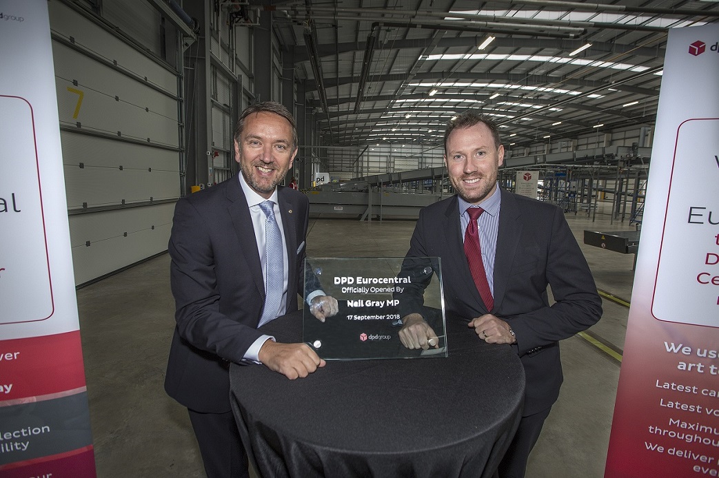 EUROCENTRAL DPD OPENING DWAIN MCDONALD AND NEIL GRAY MP