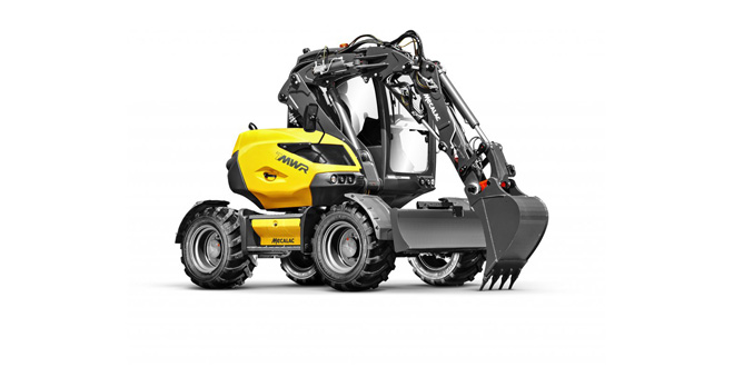 Mecalac excavator showcased at APF Exhibition