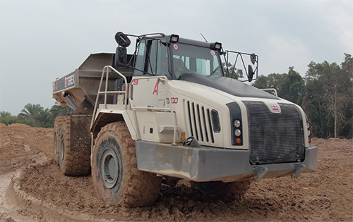 27 TA400s terex trucks mine tin in Indonesia