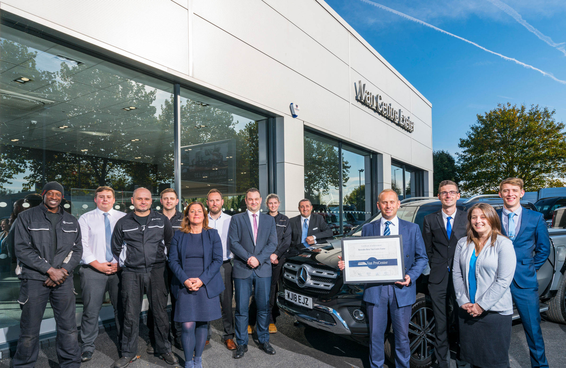 Exeter Dealer secures coveted Mercedes-Benz Vans quality accreditation