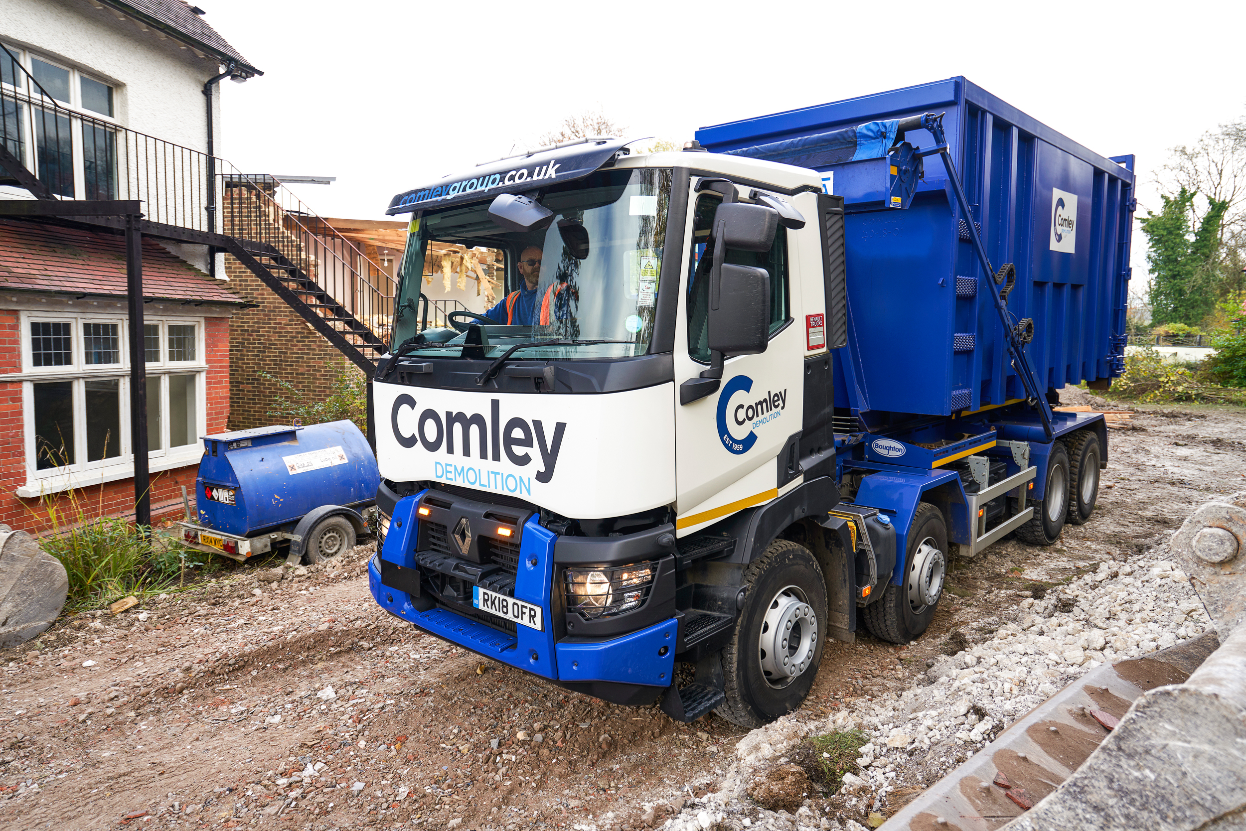 FIRST RENAULT TRUCKS FOR COMLEY DEMOLITION