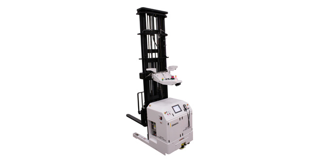 CONSUMER GOODS COMPANY IMPLEMENTS DEMATIC AGV SYSTEM