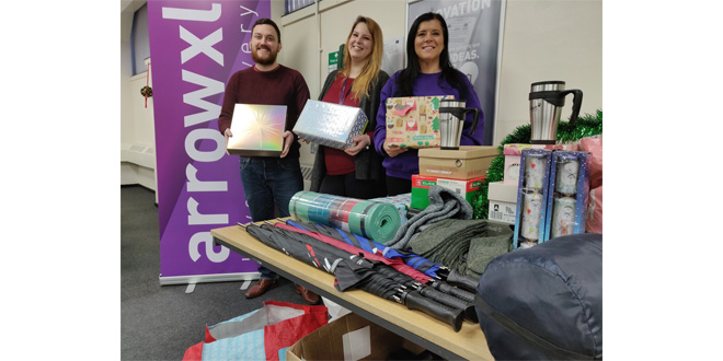 GENEROUS EMPLOYEES FROM ARROWXL DELIVER THE GOODS