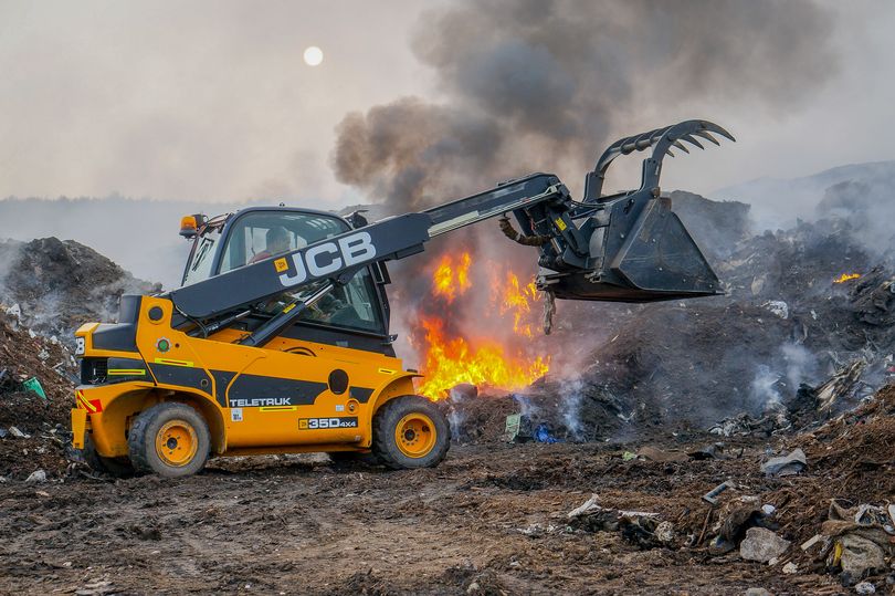 JCB staffs fire and rescue