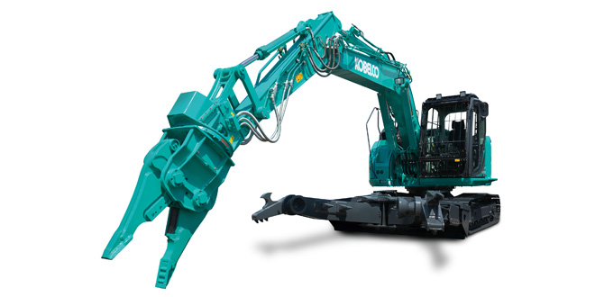 Kobelco strengthens its demolition and vehicle dismantling range