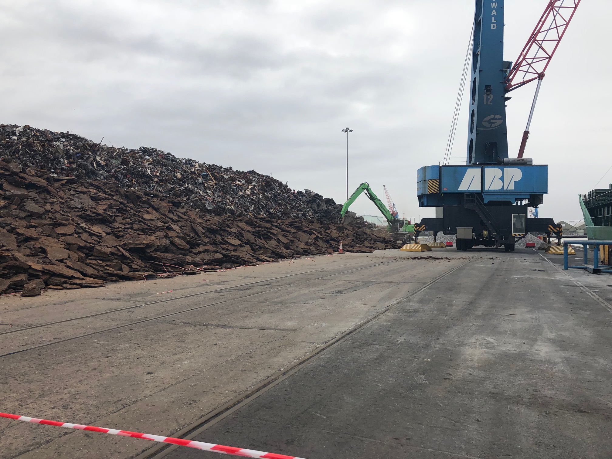 Ward Loading Iron Plate at Immingham