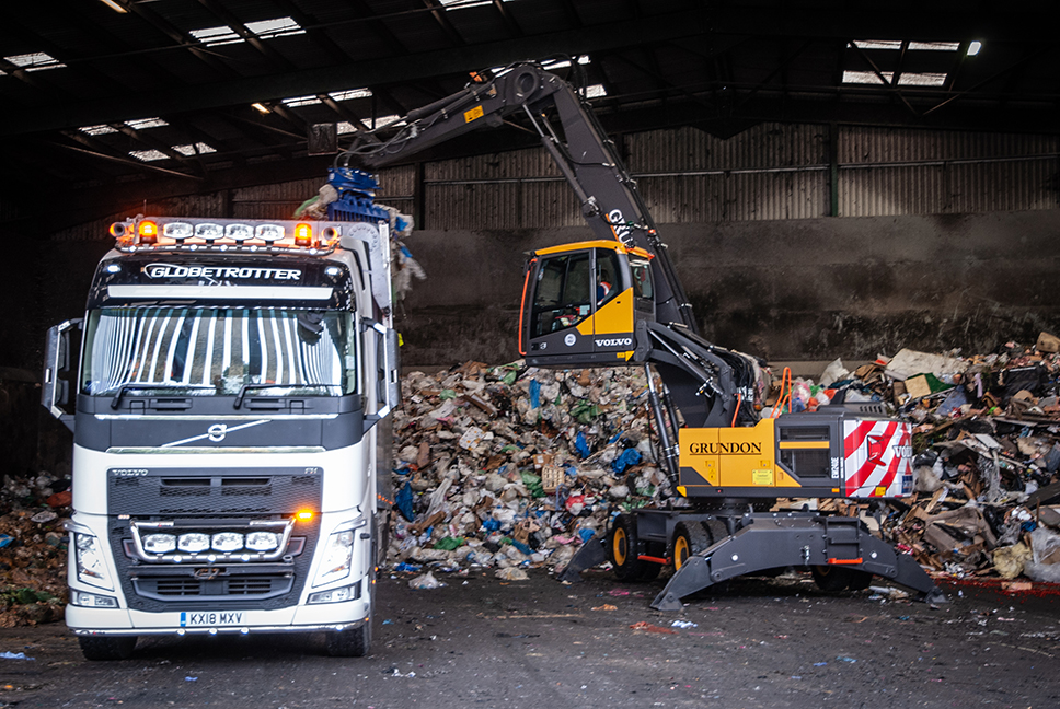 Grundon opt for Volvo new Material Handler