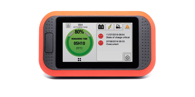 New EnerSys Truck iQ dashboard display gives materials handling vehicle drivers real