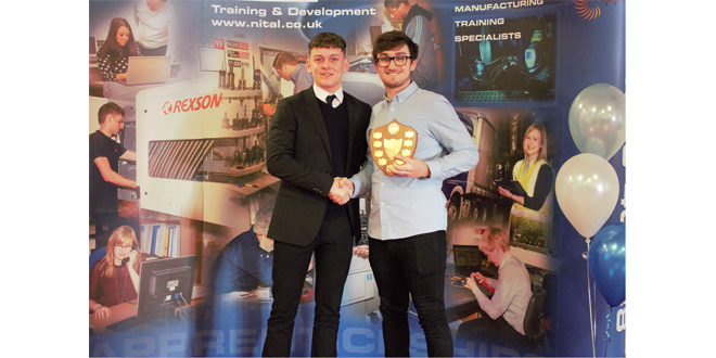 AMH Material Handling apprentice wins NITAL Full Time Learner of the year award
