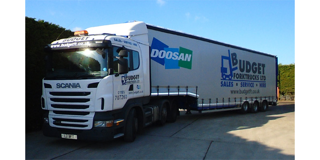 Budget Forktrucks adds new bespoke trailer to enhance point of delivery excellence